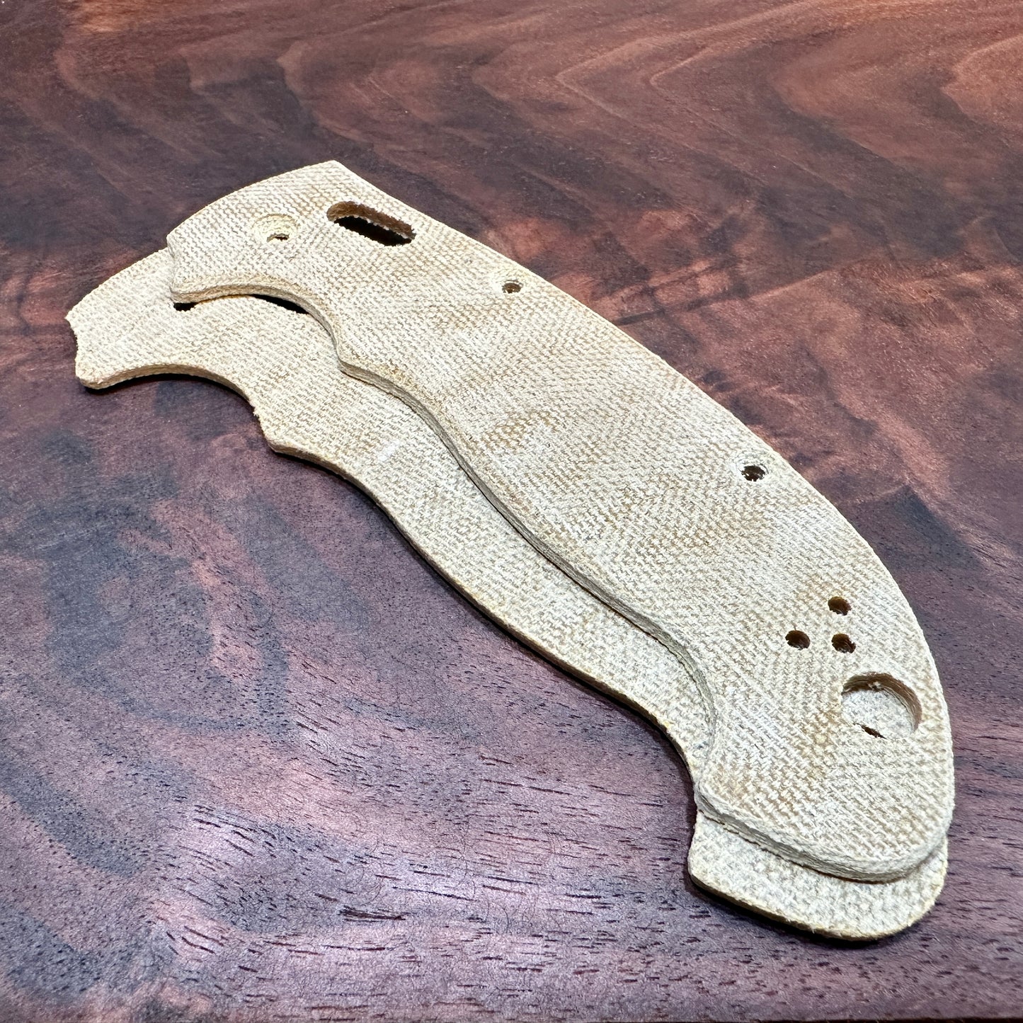 Natural Micarta Scales for Spyderco Manix 2 XL