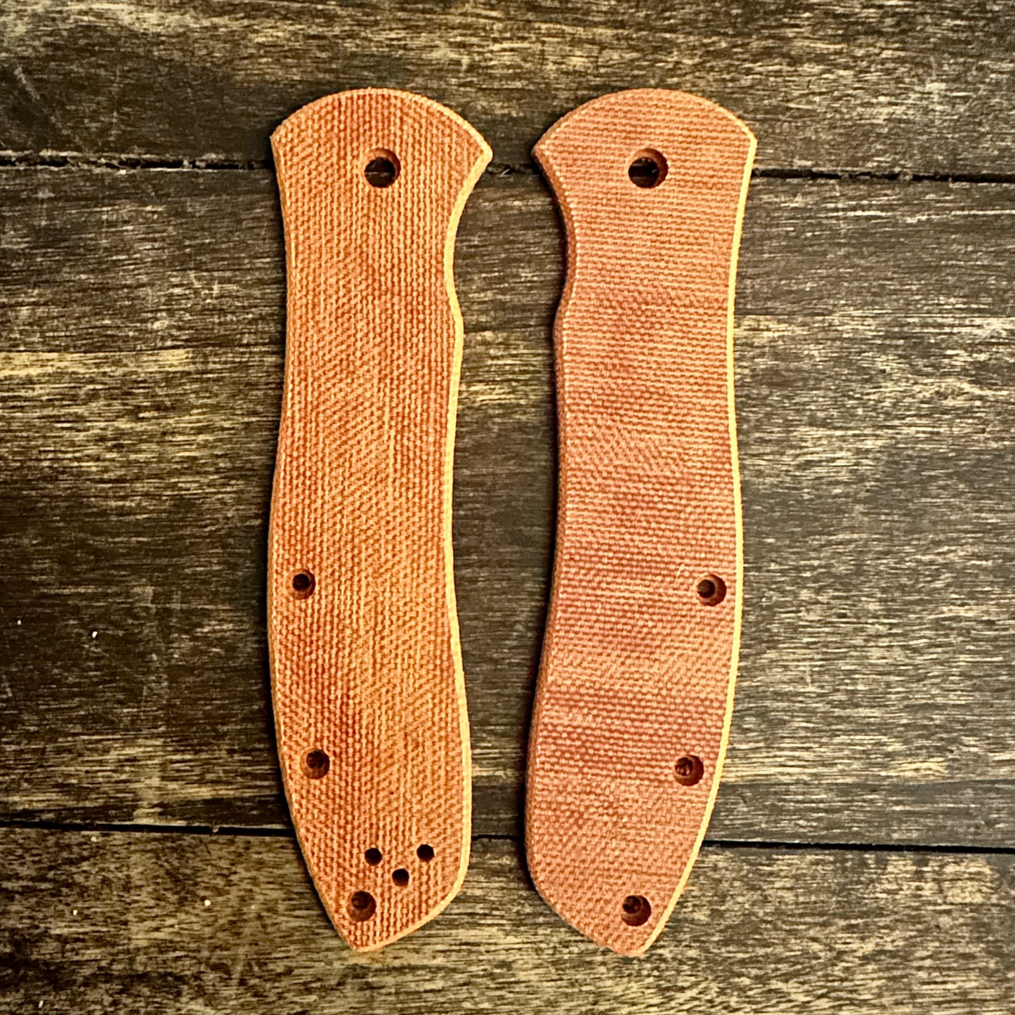 Full-Width Canvas Micarta Scales for Spyderco Gayle Bradley 2