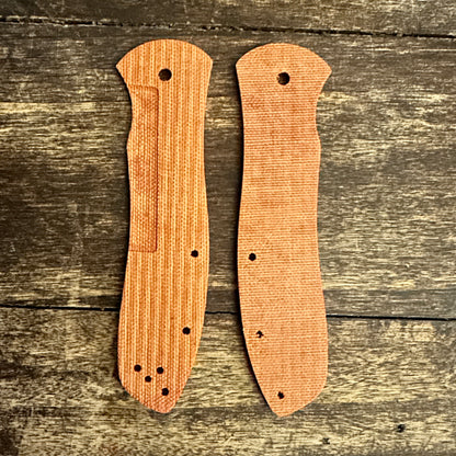 Full-Width Canvas Micarta Scales for Spyderco Gayle Bradley 2