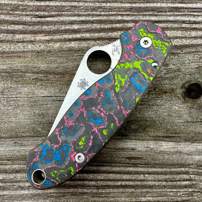 80s CamoCarbon Scales for Spyderco Para 3