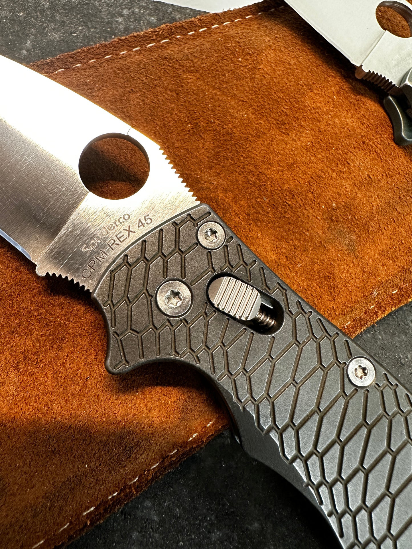 Compensated Lock Backspacer for Spyderco Manix 2