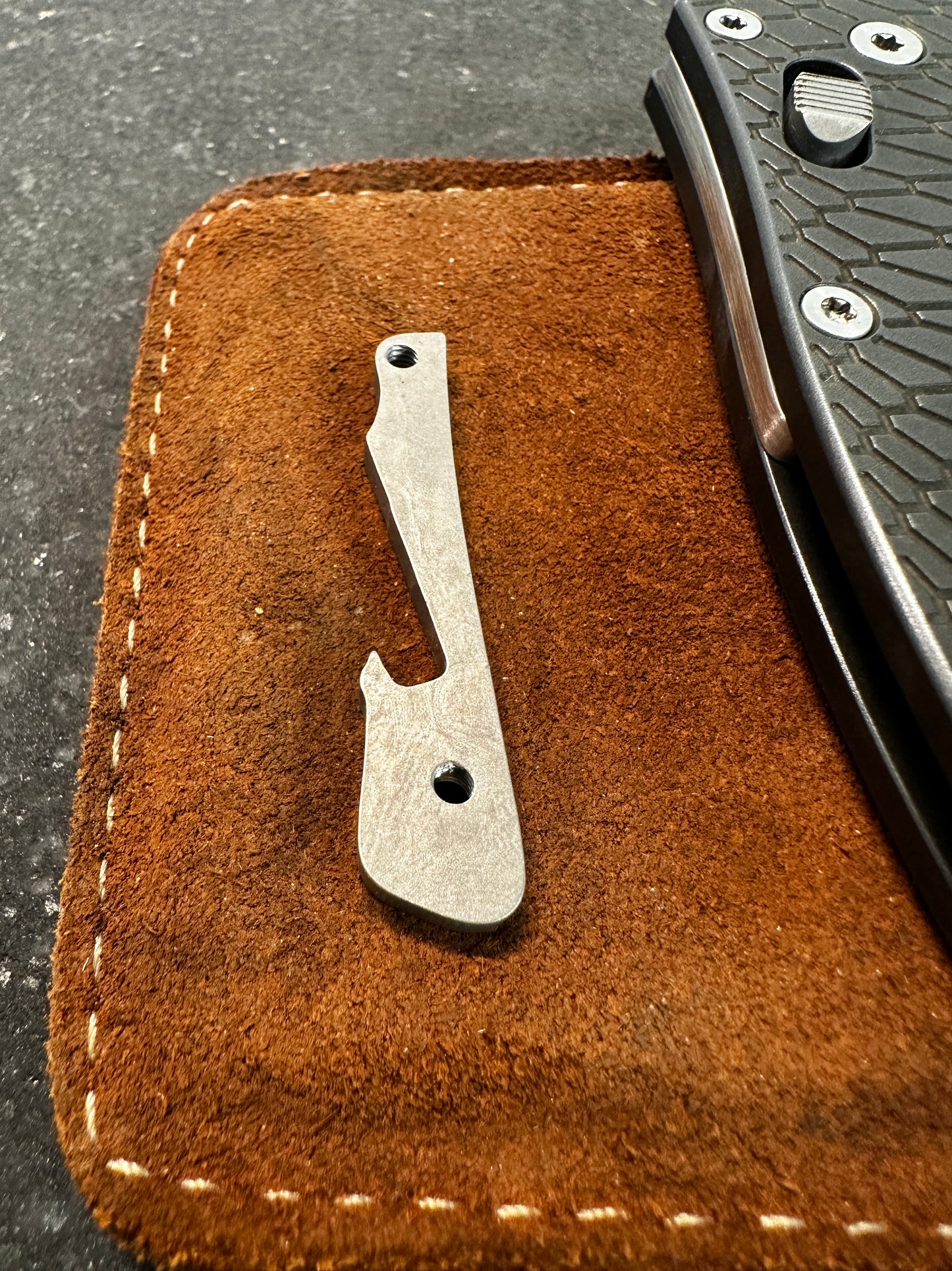 Compensated Lock Backspacer for Spyderco Manix 2