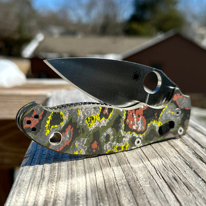 Boba Fett CamoCarbon Scales for Spyderco Manix 2