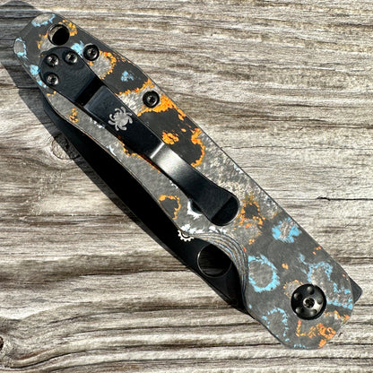 Gulf CamoCarbon Scales for Spyderco Smock CQI
